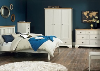 Hampstead Soft Grey & Oak Bedroom