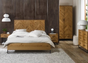 Riva Rustic Oak Bedroom