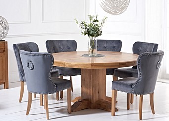 Round Oak Tables