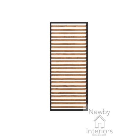 Maze Como Pergola Louvre Panel 4m 123 x 218cm Wood Effect