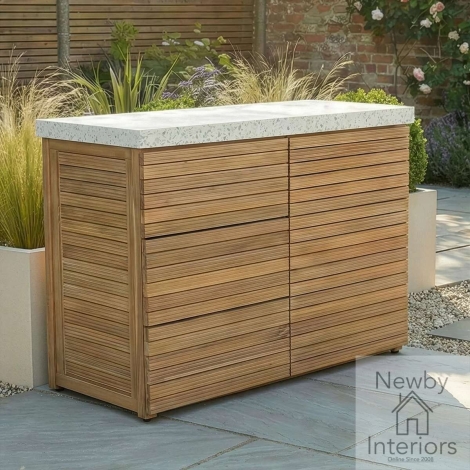 ANTI-OK-DU - Maze Antigua Outdoor Kitchen Double Storage Unit