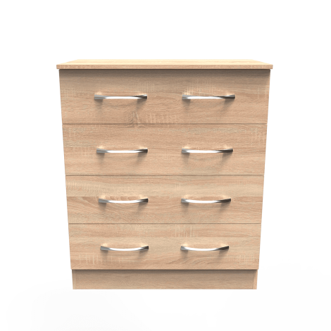 Avon Bardolino Oak 4 Drawer Wide Chest