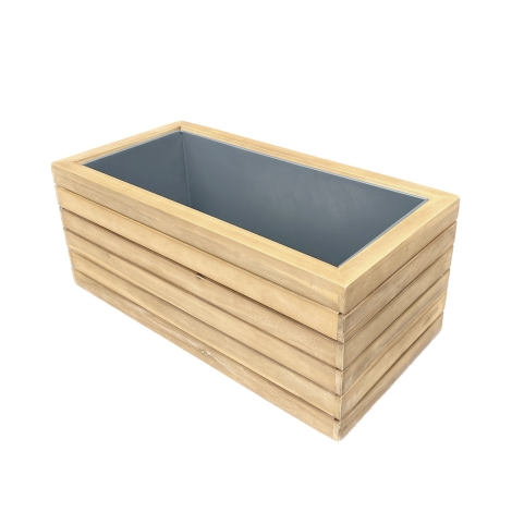 BALI-SM-PLT - Bali Small Planter / Acacia wood