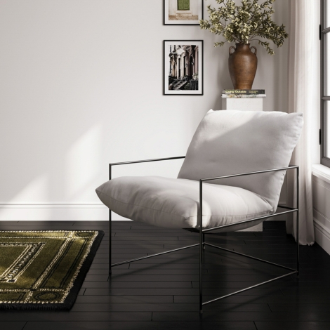 BROWHICHA - Brook White Chair
