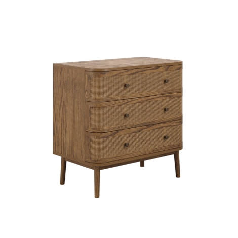 Callie Smoked 3 Drawer Chest