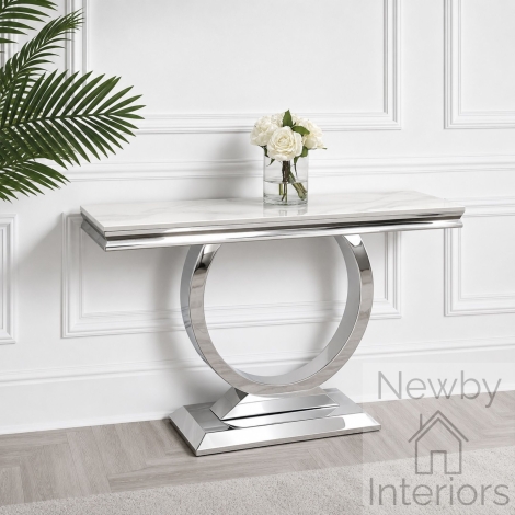 Arianna Marble Console Table (Choose Colour)