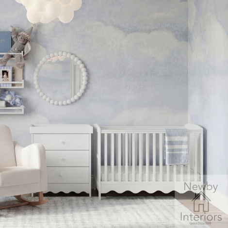 DANCER2PXXWHI* - Dancer White Wood 2 Piece Room Set