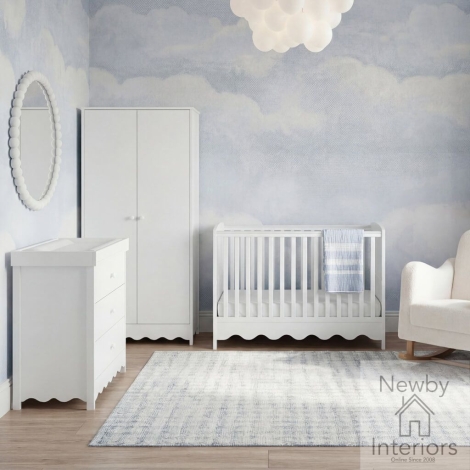 DANCER3PXXWHI* - Dancer White Wood 3 Piece Room Set