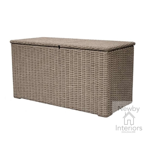 FAIR0560 - Signature Weave Fairmont Large Cushion Box Powder Coated Aluminium Frame 