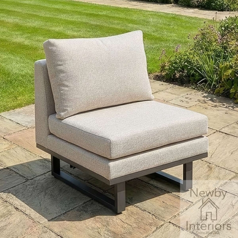 FB-ETH-1CE-LAT - Maze Outdoor Fabric Ethos Centre Piece Latte with Cafe Frame