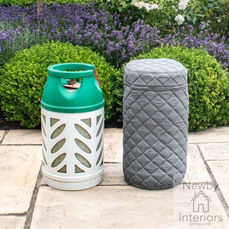 FB-GBCOV-SM-FL - Maze Fabric 10KG Gas Bottle Cover / Flanelle