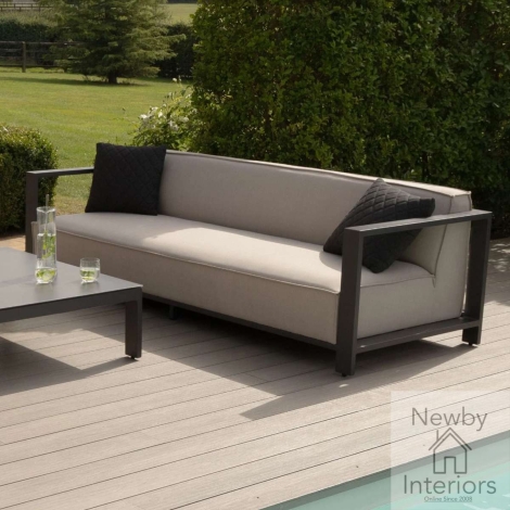 Maze Outdoor Fabric Ibiza 3 Seater Sofa Oatmeal