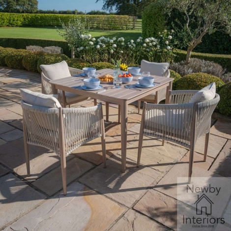 HAVA-4SSDS-NL - Havana 4 Seat Square Dining Set