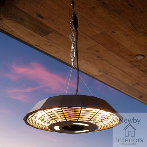 HT-HEL-2000-HNG - Maze 2000W Helio Hanging Electric Patio Heater