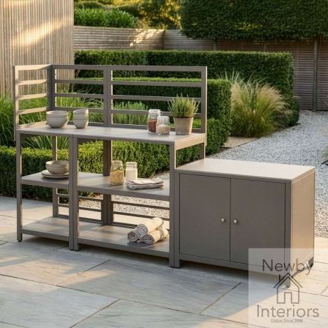 ODK-NAP-3PCKIT - Maze Napoli Outdoor Kitchen & Bar Set Cafe Frame