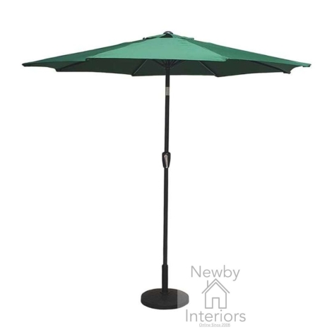 PARA0343 - Signature Weave 2.5m Round Table Parasol in Sage Green Polyster Canopy