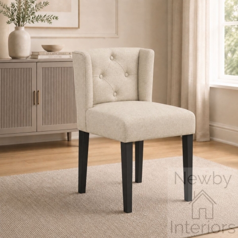SHASTOCHA - Shay Stone Winged Dining Chair Without Arms
