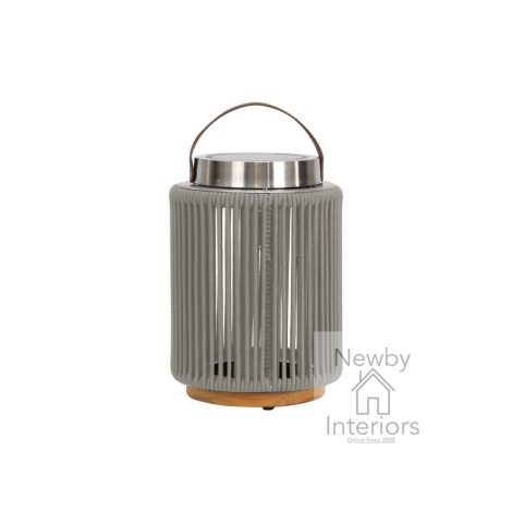 SOL-LUN-S-GR - Maze Luna Small Solar Light - Light Grey