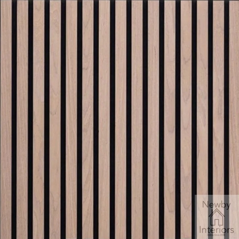 10-WALLPANEL-ACOU-SQ-WNT - Square Walnut Wood Acoustic Wall Panels 600x20x600 (Pack of 4)