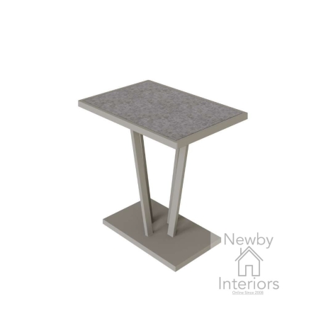 VENU0519 - Signature Weave Venus Beige Aluminium Bistro Table