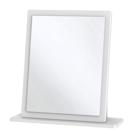 WAR044-WM - Warwick White Matt Small Mirror