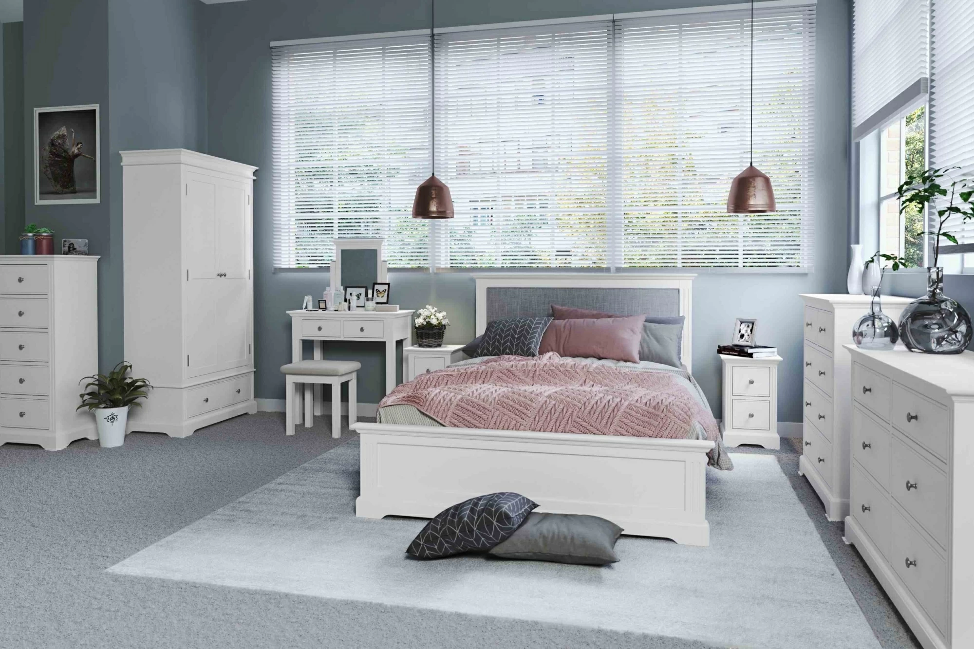 Ashley outlet white nightstand