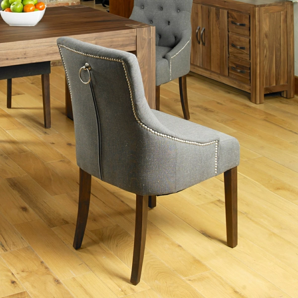 Dining chair on sale with walnut legs