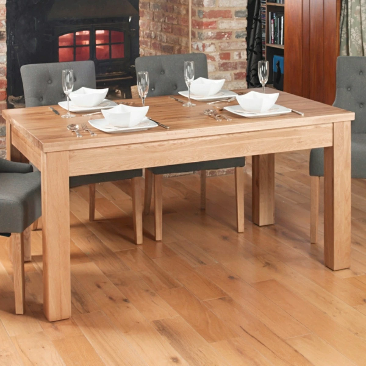 Kitchen table top with hidden chairs