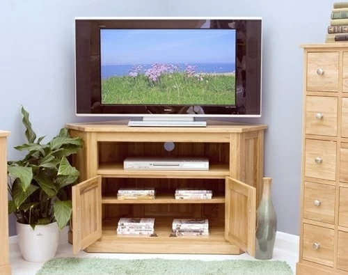 Oak corner units outlet for living room