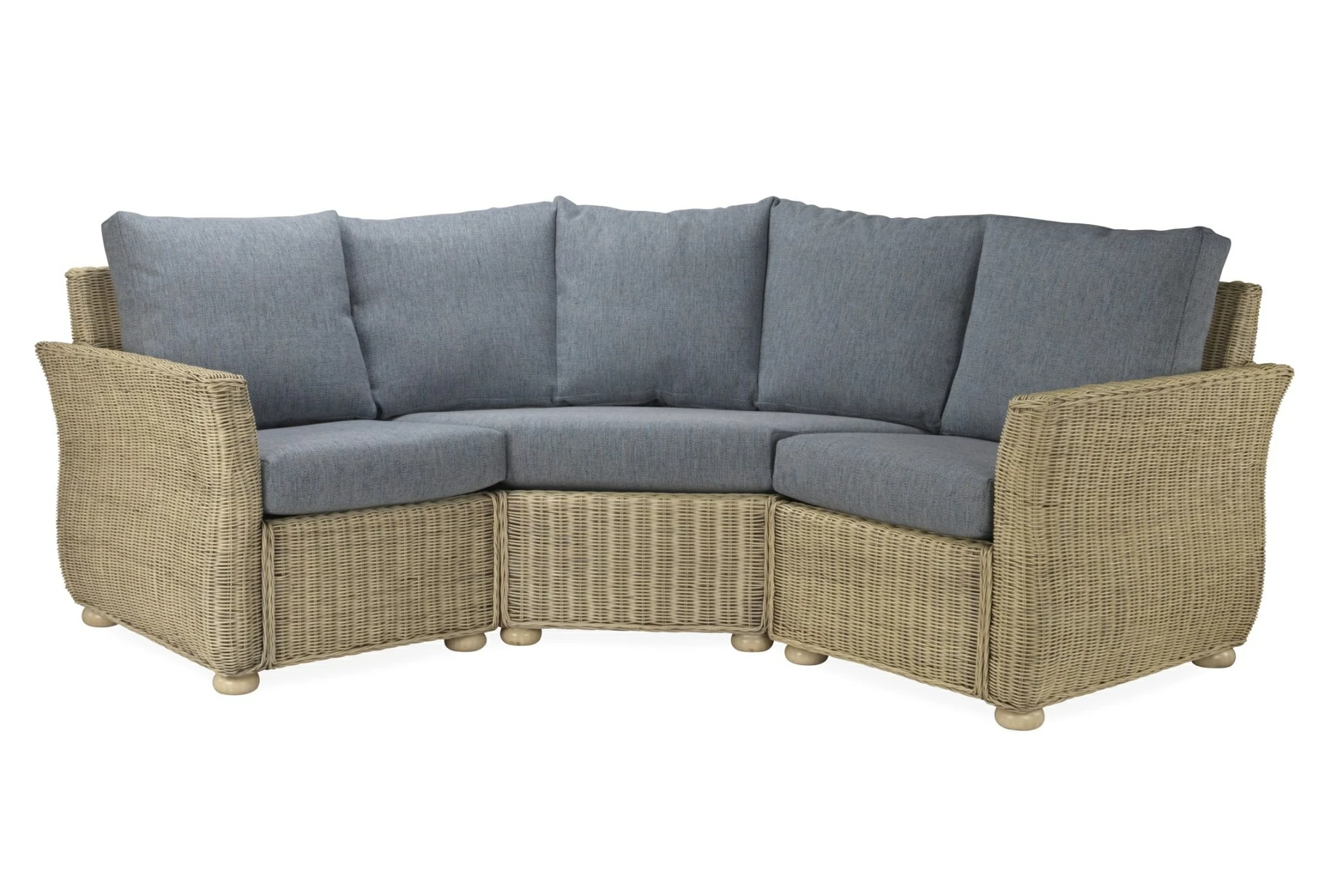 Desser Corsica Cane 3 Piece Corner Sofa