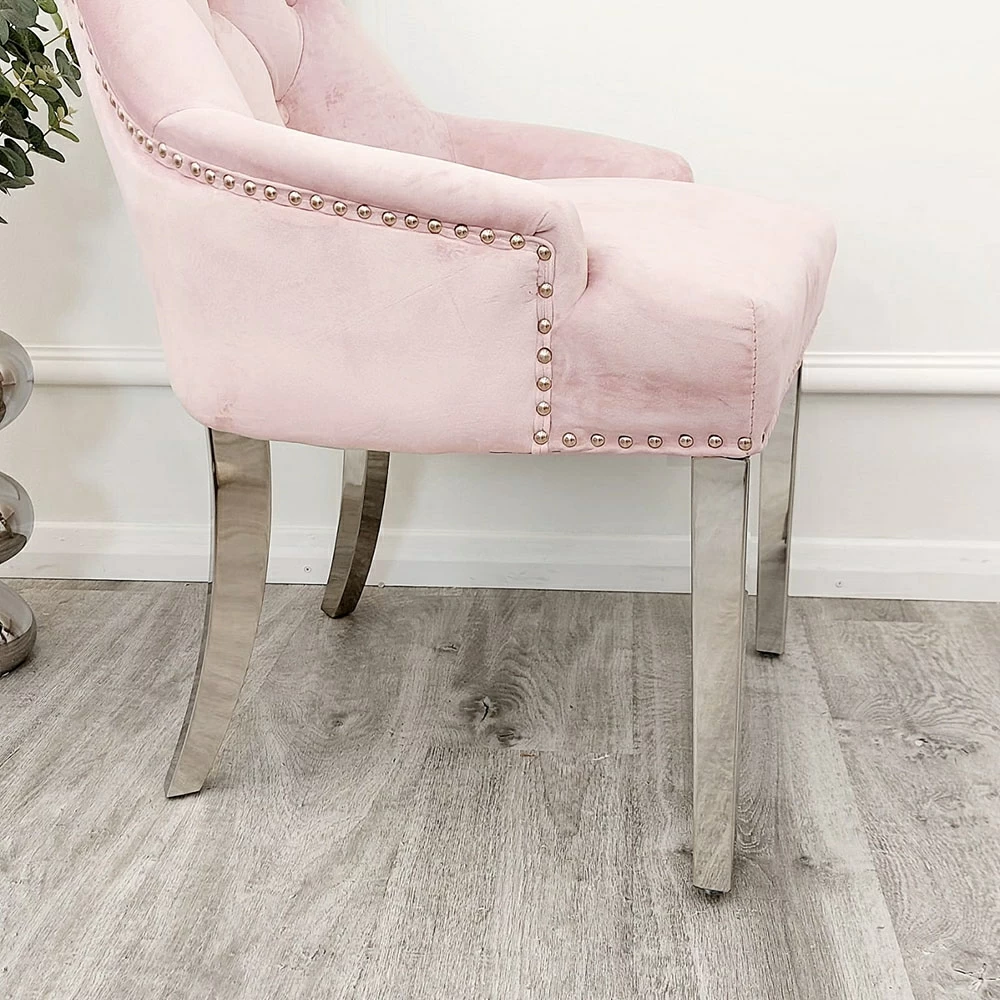 Pink cheap knocker chair