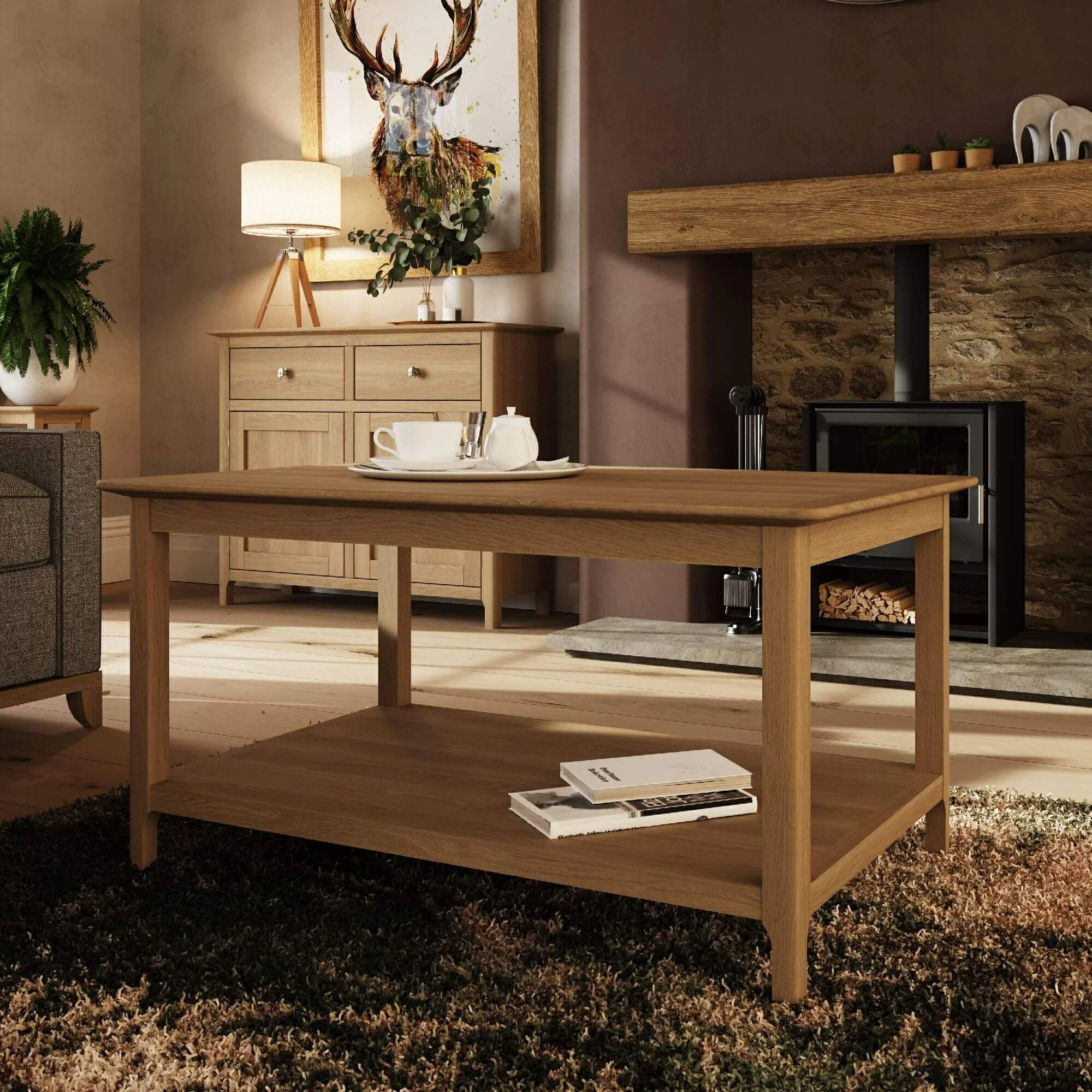 Table with undershelf discount
