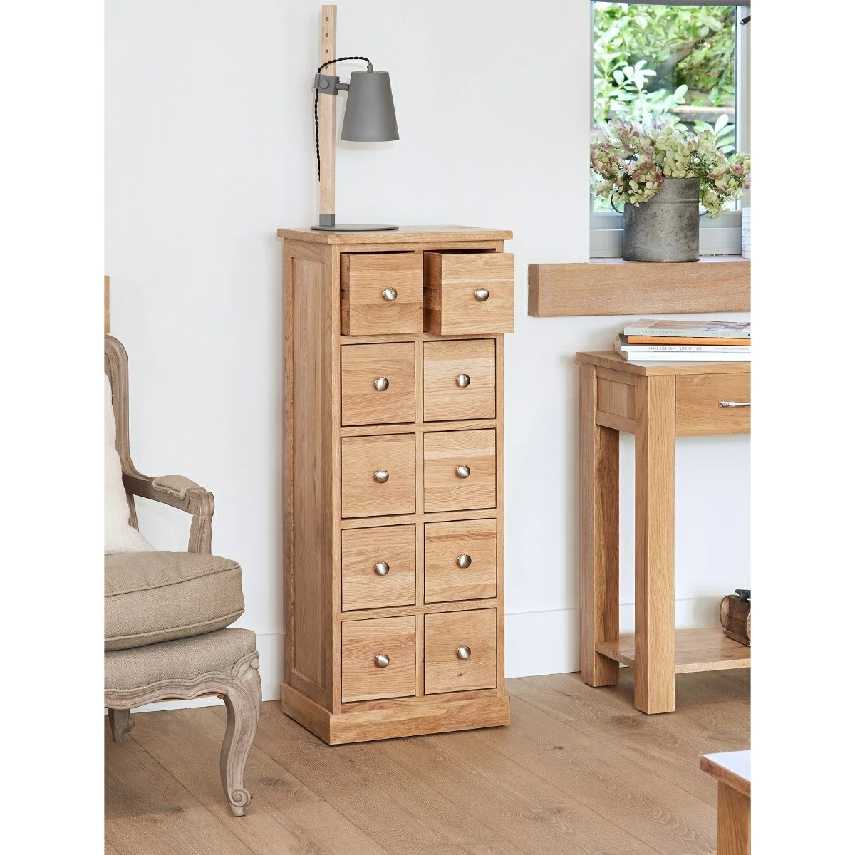 Baumhaus Mobel Oak Multi Drawer Chest Up To 40 Sales Now On