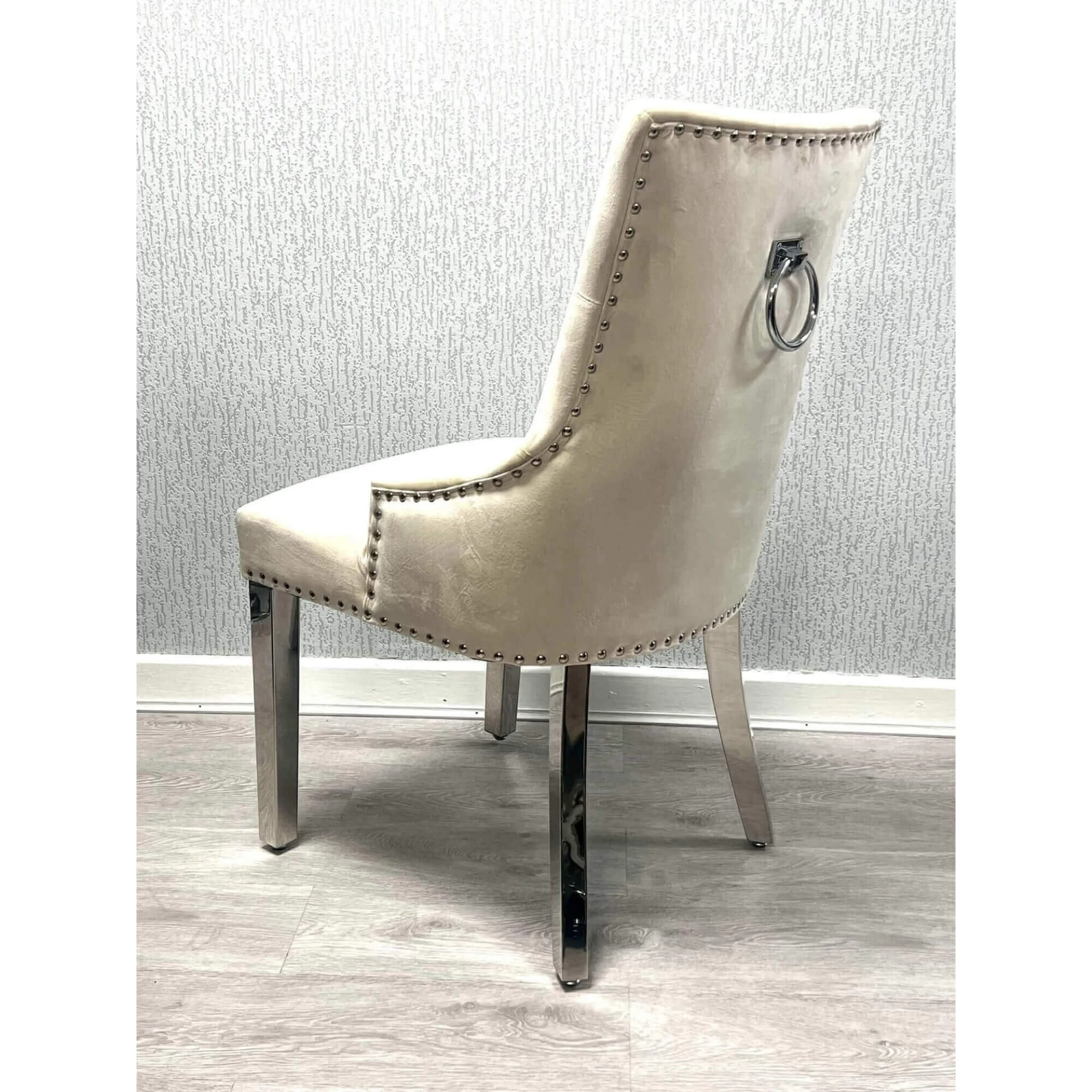 Knocker chairs 2025 chrome legs