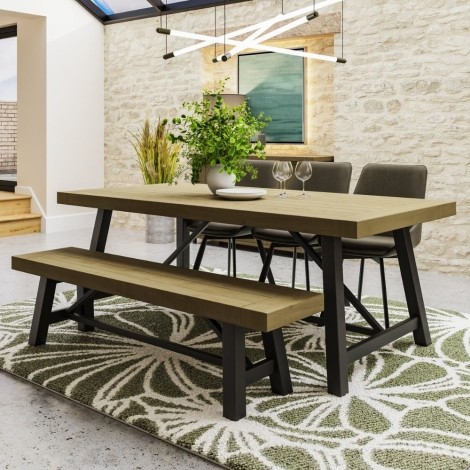 Lowry 2.0M Fixed Top Dining Table