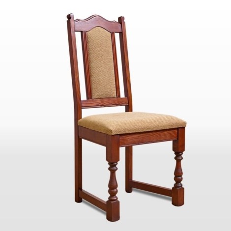 Old Charm - OCH2067 - Oak - Fabric - Dining Chair