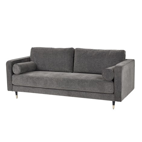 Hampton - Grey Fabric - Large Sofa - Small Narrow Legs