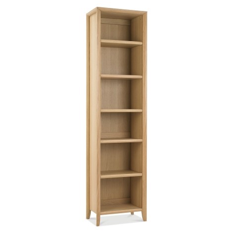 Bergen Oak Narrow Bookcase