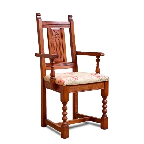 Old Charm - OCH2287 - Fabric - Dining Carver Chair