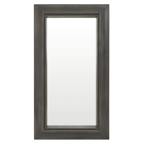 Lucia Collection - Rectangular - Wall Mirror - Grey Finish 