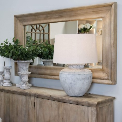 Copgrove Collection - French Style - Rectangular - Wall Mirror - Bleached Finish