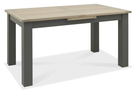 Oakham - Dark Grey & Scandi Oak - 4 to 6 Seater Extending Dining Table