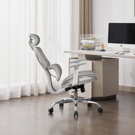 Elite Mesh Grey/White Office Chair