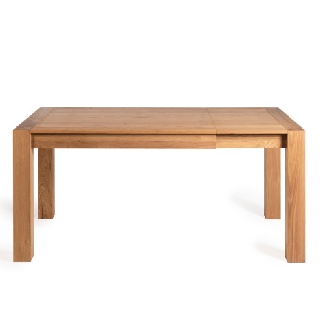Turin - Light Oak - Rectangular - 4 to 6 Seater - Small End Extension - Dining Table - Oiled Finish