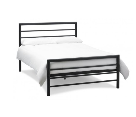 Urban Matt Black Bedstead (Small Double 122cm)