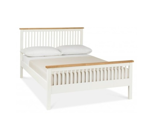 Atlanta Two Tone High Footend Bedstead (135cm Double)
