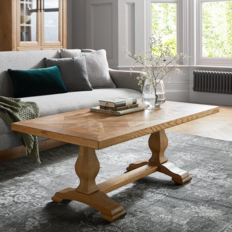 Belgrave - Rustic Oak - Rectangular - Coffee Table - Natural Finish