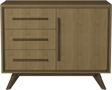 Kristen Oak & Light Weathered Oak - Narrow Sideboard