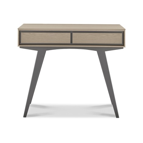 Brunel - Scandi Oak & Dark Grey - 2 Drawer - Dressing Table - Scandinavian Style