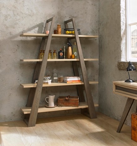 Cadell Aged Oak Open Display Unit